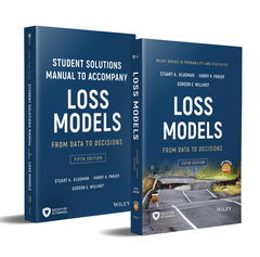 Cover of the book Loss Models: From Data to Decisions, Book + Solutions Manual Set