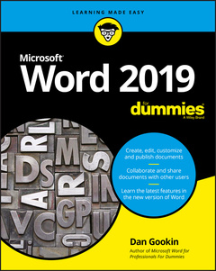 Couverture de l’ouvrage Word 2019 For Dummies