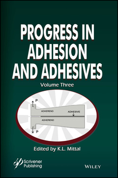 Couverture de l’ouvrage Progress in Adhesion and Adhesives, Volume 3