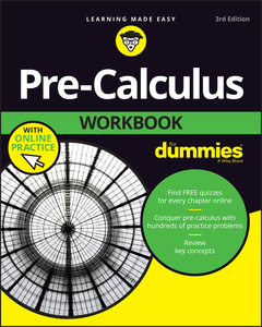 Couverture de l’ouvrage Pre-Calculus Workbook For Dummies