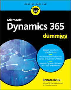 Couverture de l’ouvrage Microsoft Dynamics 365 For Dummies
