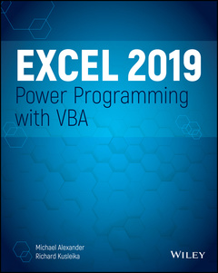 Couverture de l’ouvrage Excel 2019 Power Programming with VBA