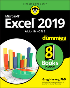 Couverture de l’ouvrage Excel 2019 All-in-One For Dummies