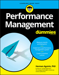 Couverture de l’ouvrage Performance Management For Dummies