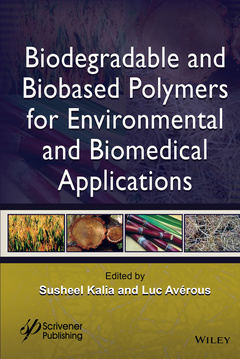 Couverture de l’ouvrage Biodegradable and Biobased Polymers for Environmental and Biomedical Applications