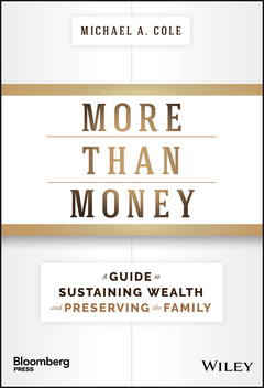 Couverture de l’ouvrage More Than Money