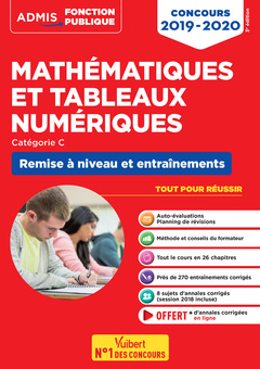 Cover of the book Mathematiques et tableaux numeriques - remise a niveau et entrainement categor