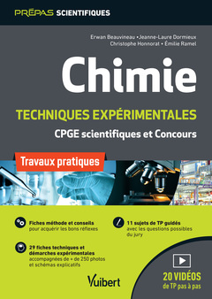 Couverture de l’ouvrage Chimie. Travaux pratiques et techniques expérimentales
