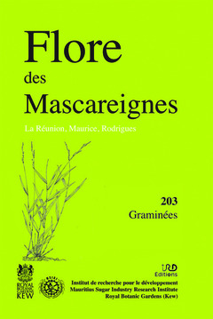 Couverture de l’ouvrage Flore des Mascareignes, la réunion, Maurice, Rodrigues - graminées