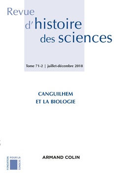 Couverture de l’ouvrage Canguilhem et la biologie