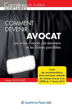 Cover of the book Comment devenir avocat, 13eme edition