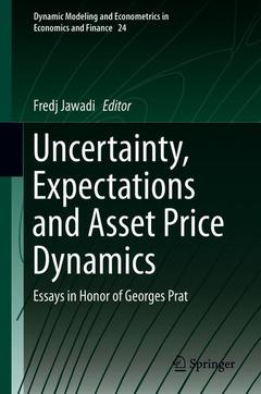 Cover of the book Uncertainty, Expectations and Asset Price Dynamics