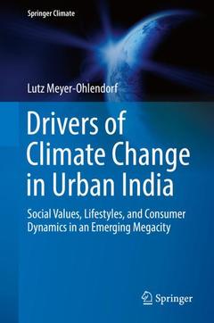 Couverture de l’ouvrage Drivers of Climate Change in Urban India