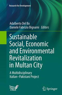 Couverture de l’ouvrage Sustainable Social, Economic and Environmental Revitalization in Multan City
