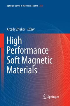 Couverture de l’ouvrage High Performance Soft Magnetic Materials
