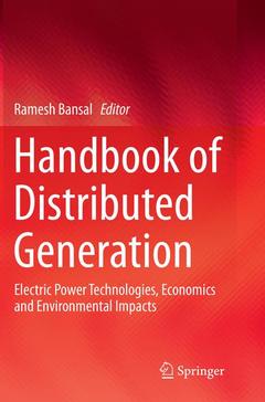 Couverture de l’ouvrage Handbook of Distributed Generation