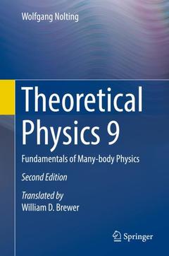 Couverture de l’ouvrage Theoretical Physics 9