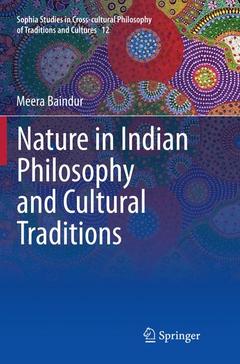 Couverture de l’ouvrage Nature in Indian Philosophy and Cultural Traditions