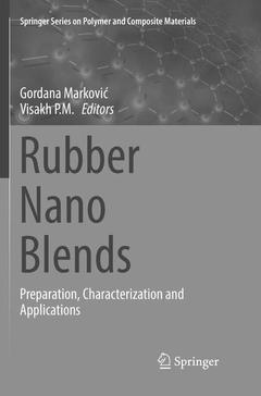 Couverture de l’ouvrage Rubber Nano Blends