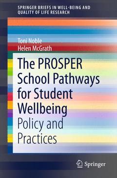Cover of the book The PROSPER School Pathways for Student Wellbeing