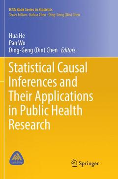 Couverture de l’ouvrage Statistical Causal Inferences and Their Applications in Public Health Research