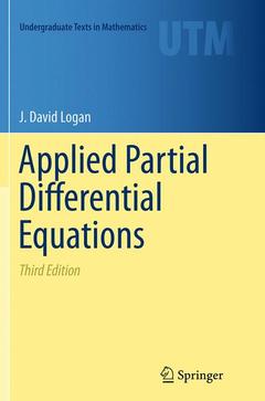 Couverture de l’ouvrage Applied Partial Differential Equations