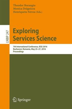 Cover of the book Exploring Services Science