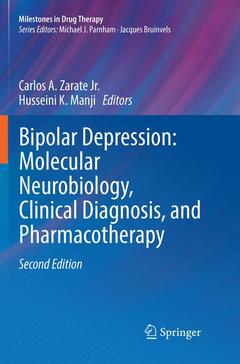 Couverture de l’ouvrage Bipolar Depression: Molecular Neurobiology, Clinical Diagnosis, and Pharmacotherapy