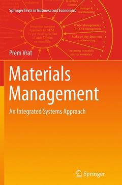 Couverture de l’ouvrage Materials Management