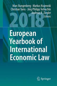 Couverture de l’ouvrage European Yearbook of International Economic Law 2018