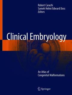 Couverture de l’ouvrage Clinical Embryology