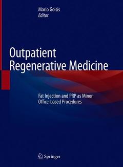 Couverture de l’ouvrage Outpatient Regenerative Medicine