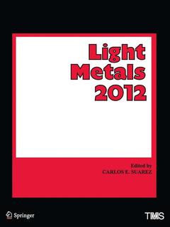 Couverture de l’ouvrage Light Metals 2012