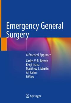 Couverture de l’ouvrage Emergency General Surgery