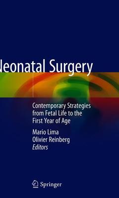 Couverture de l’ouvrage Neonatal Surgery