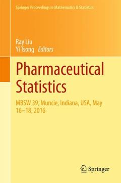 Couverture de l’ouvrage Pharmaceutical Statistics