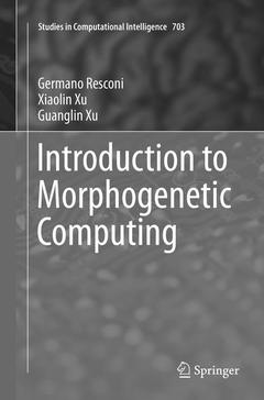 Couverture de l’ouvrage Introduction to Morphogenetic Computing