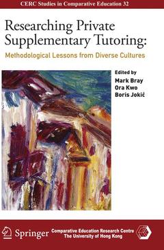 Couverture de l’ouvrage Researching Private Supplementary Tutoring