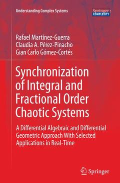 Couverture de l’ouvrage Synchronization of Integral and Fractional Order Chaotic Systems