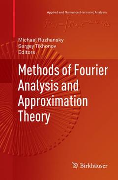 Couverture de l’ouvrage Methods of Fourier Analysis and Approximation Theory