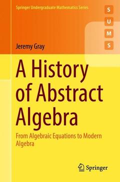 Cover of the book A History of Abstract Algebra