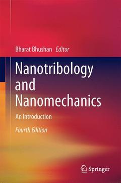 Couverture de l’ouvrage Nanotribology and Nanomechanics