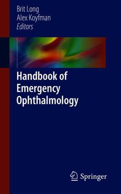Couverture de l’ouvrage Handbook of Emergency Ophthalmology