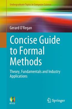 Couverture de l’ouvrage Concise Guide to Formal Methods