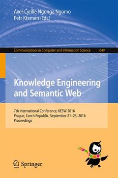 Cover of the book Knowledge Engineering and Semantic Web