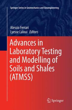 Cover of the book Advances in Laboratory Testing and Modelling of Soils and Shales (ATMSS)