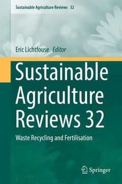 Couverture de l’ouvrage Sustainable Agriculture Reviews 32