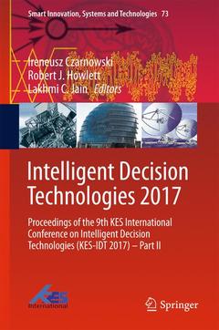 Couverture de l’ouvrage Intelligent Decision Technologies 2017