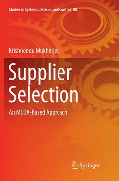 Cover of the book Supplier Selection