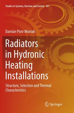 Couverture de l’ouvrage Radiators in Hydronic Heating Installations 